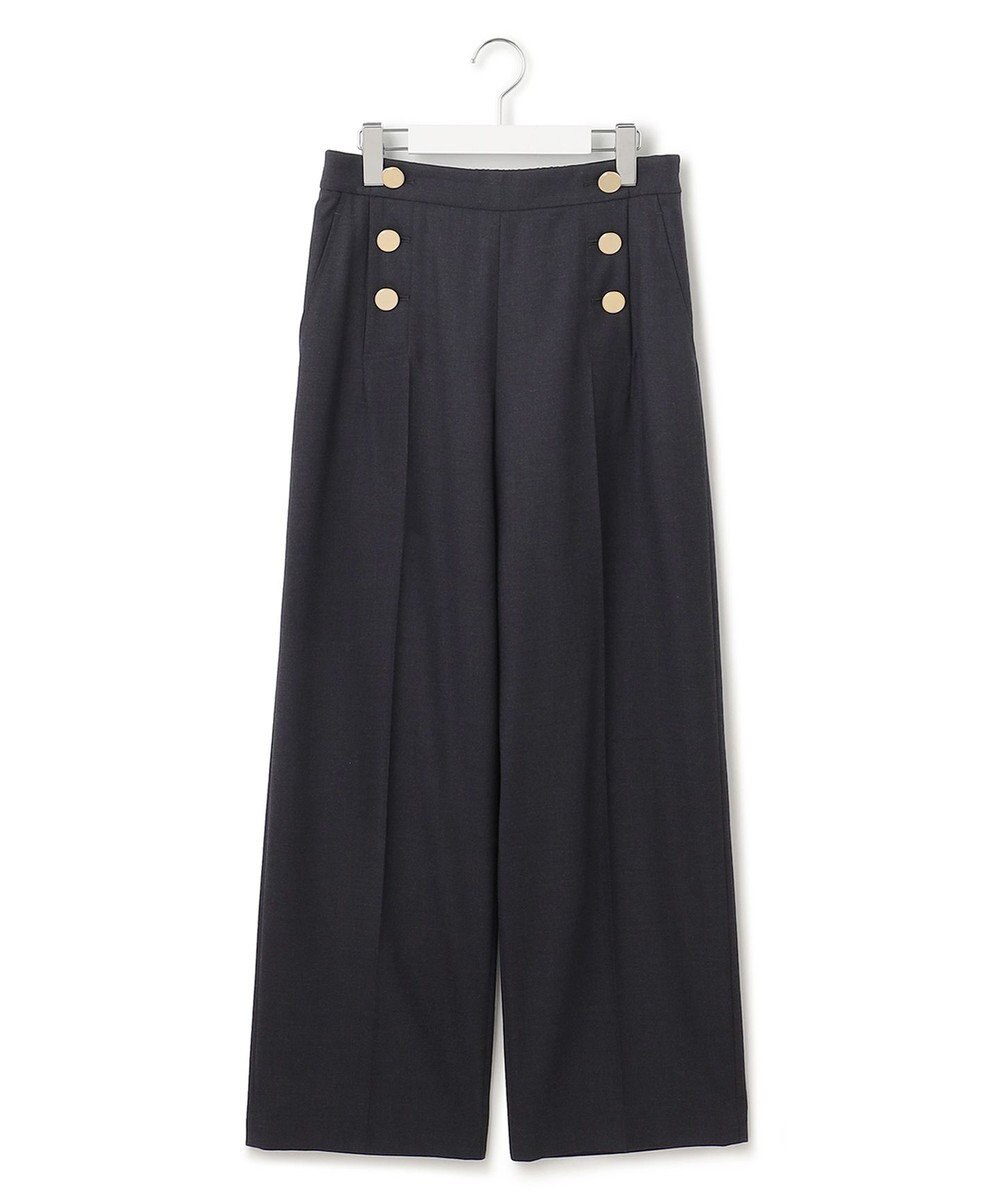 23区 ウーステッドウールツイル マリン パンツ 
