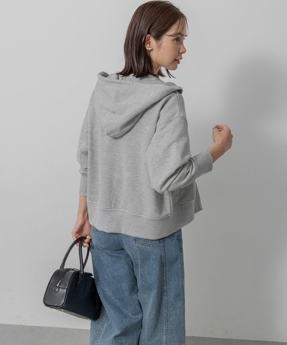 組曲 L ロゴ刺繍入り裏毛パーカー 