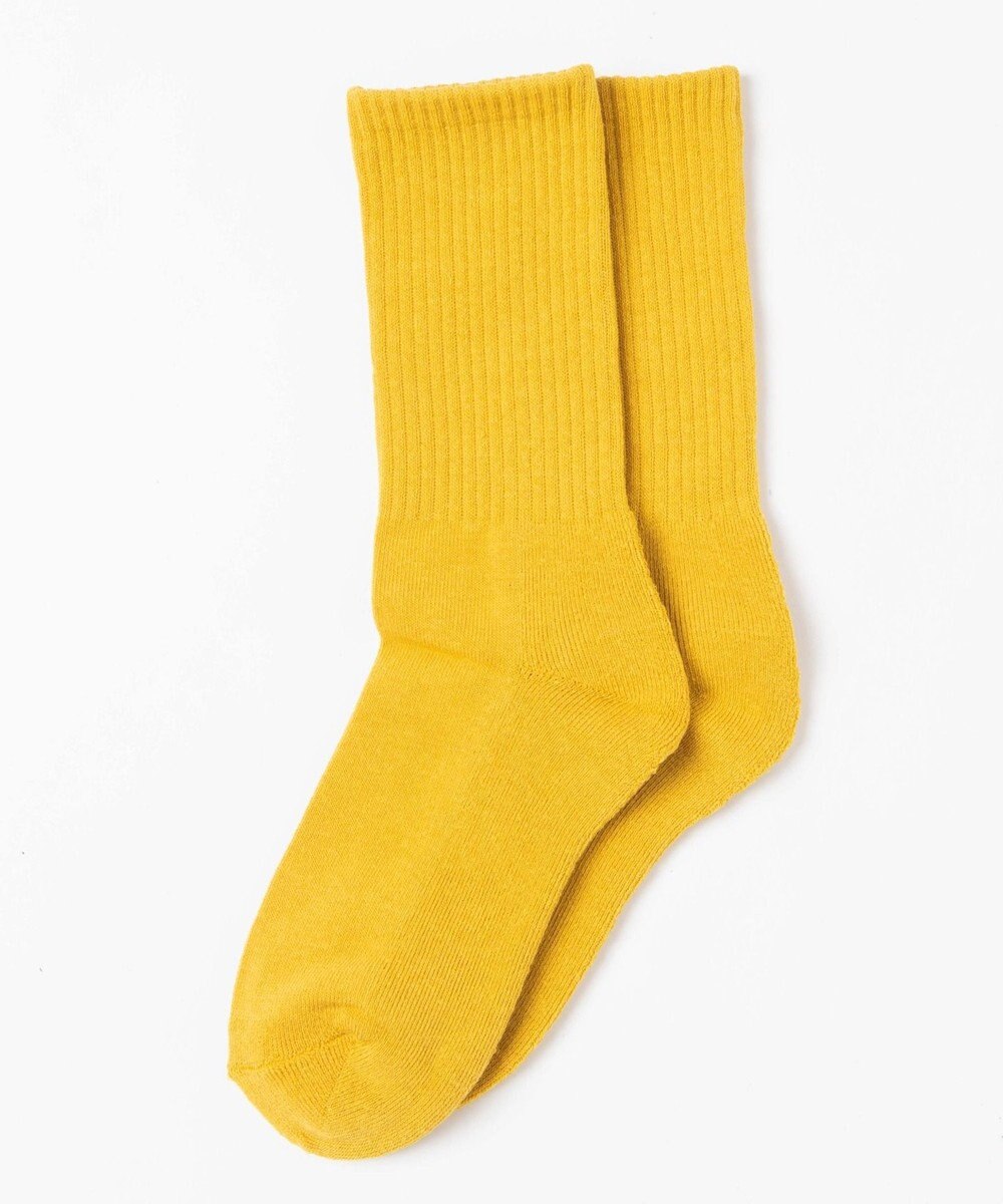 WEGO 底パイルカラーリブソックス 