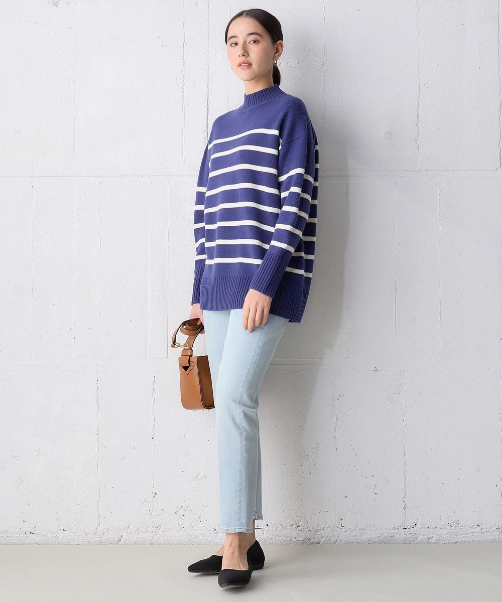 UNFILO センタープレステーパードデニム 