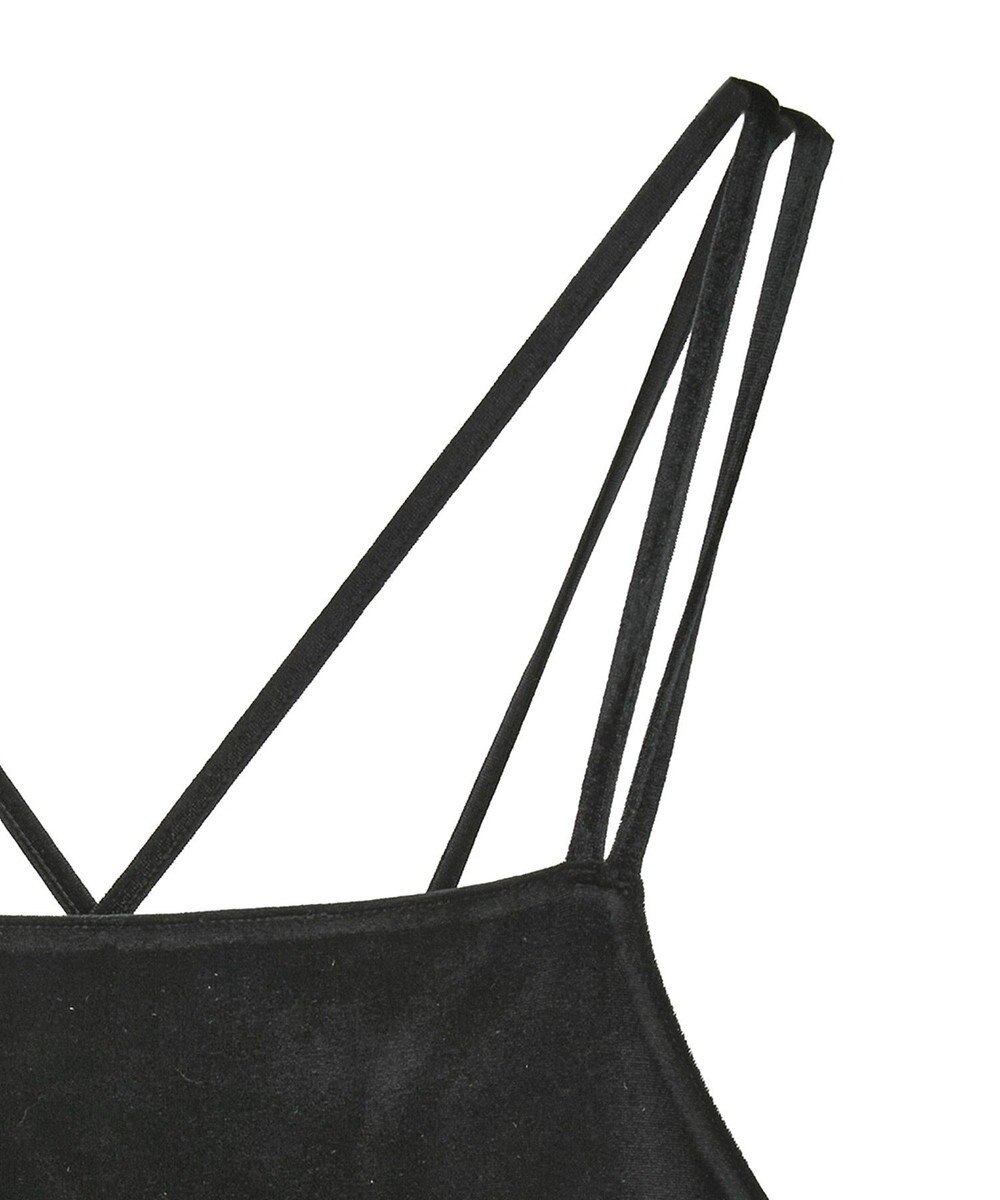 AMERICAN HOLIC ベロアキャミワンピース 