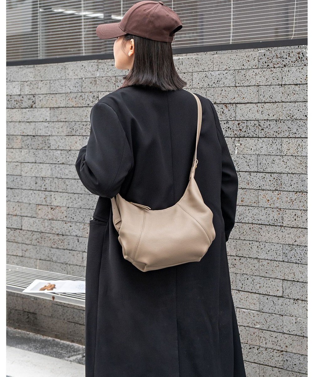 style code 【ペットボトル収納可能】[Lyrss/リルス] 牛革 ショルダーバッグ 