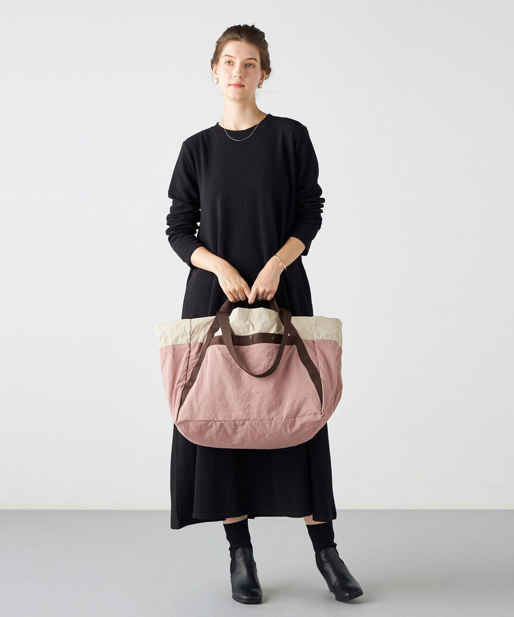 LA BAGAGERIE 【MONICA】ダブルハンドル　パッカブルビッグバッグ 