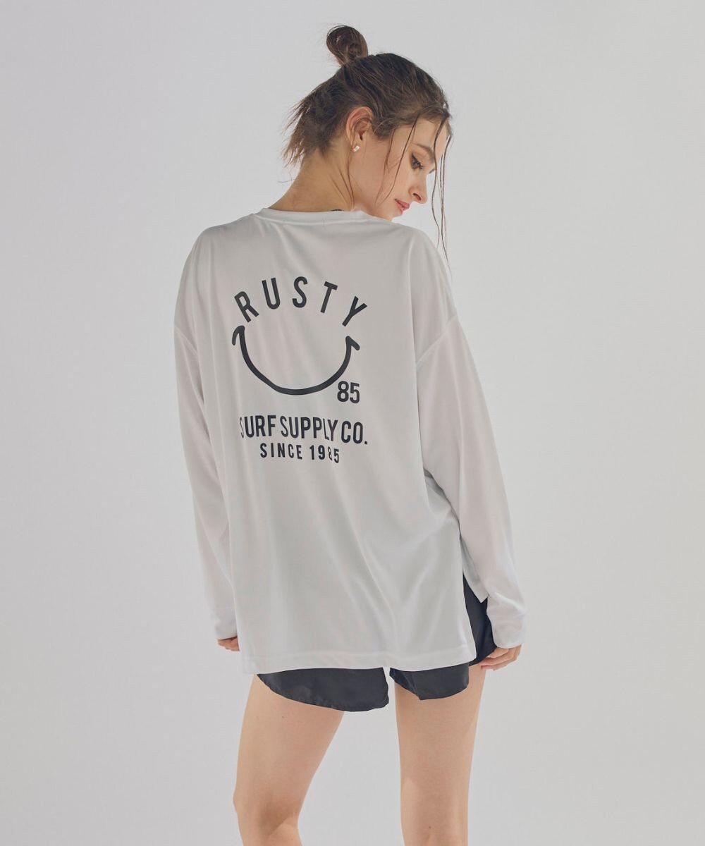 OP／FILA 【RUSTY】ニコちゃんロンT＋ショートパンツ付きビキニ 4点セット水着 