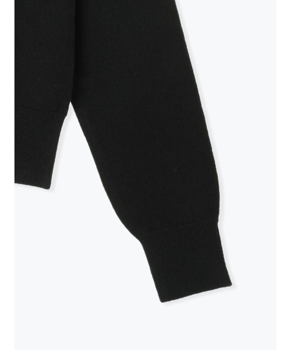 Te chichi メタルスクエア釦クルーネックカーディガン 