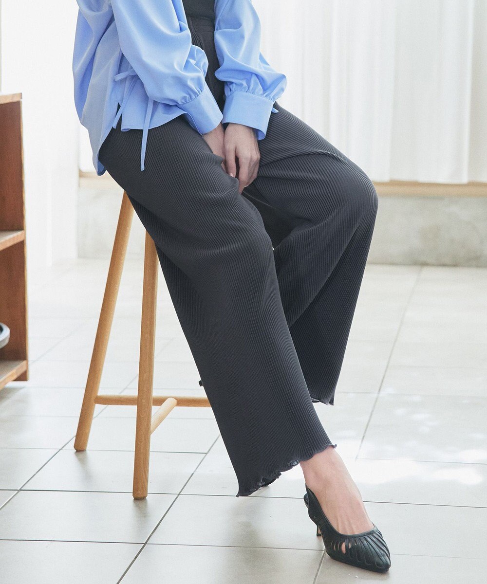 Tiaclasse 【新色追加・洗える】プリーツパンツ 