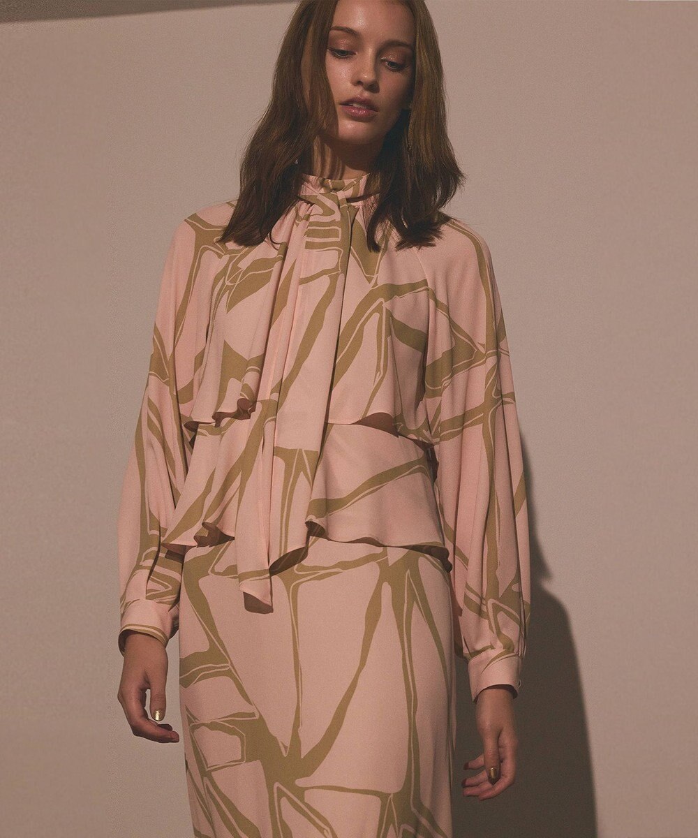 GRACE CONTINENTAL キカラッフルレイヤードワンピース 