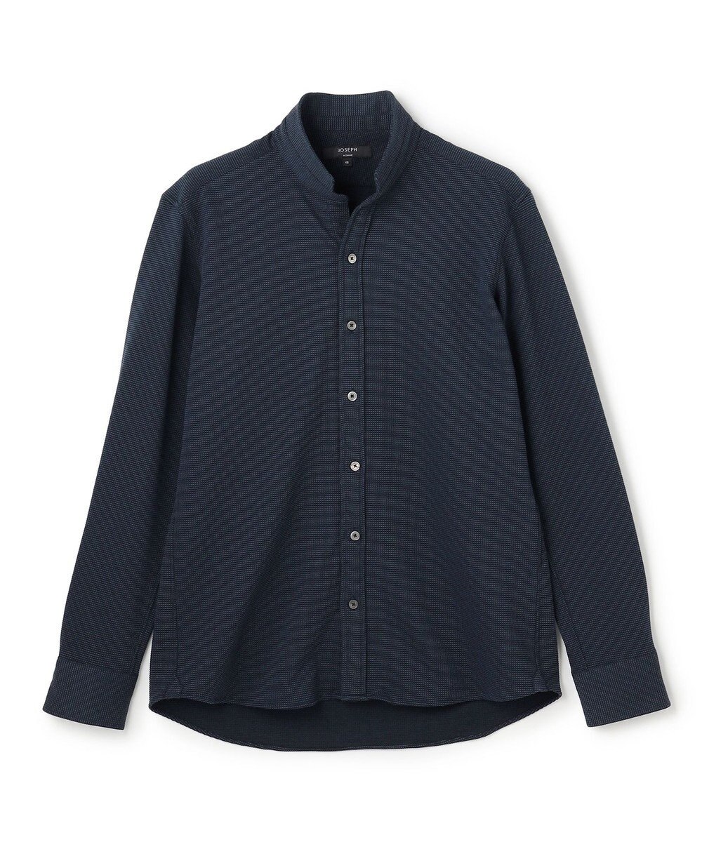 JOSEPH HOMME 【新素材】グリットタックジャージー　ウィングカラーシャツ 