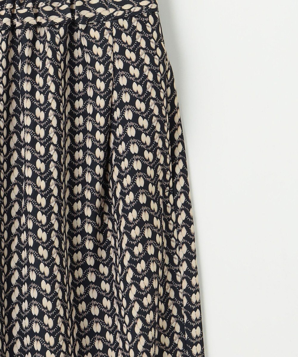 ANY 【洗濯機可/ウエストゴム】ウェーブプリントパンツ 