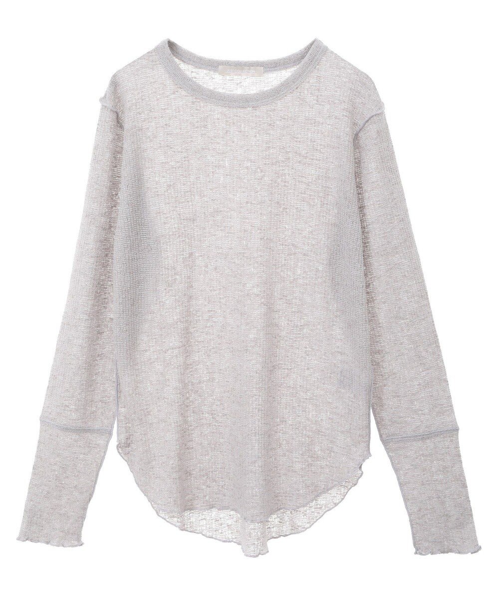 Green Parks シアーワッフルプルオーバー 