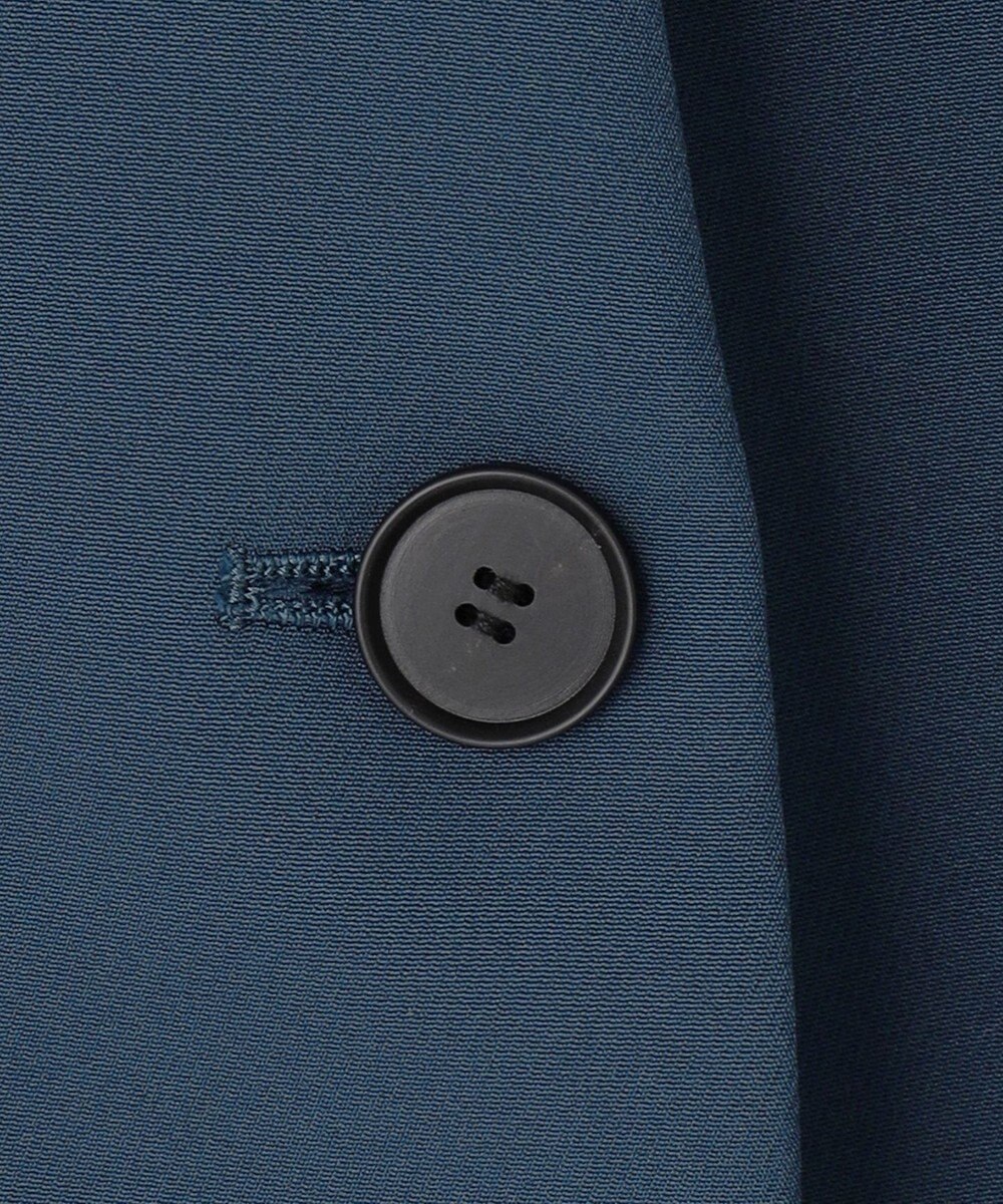 ICB 【洗える】トリプルクロスツイル ノーカラージャケット 