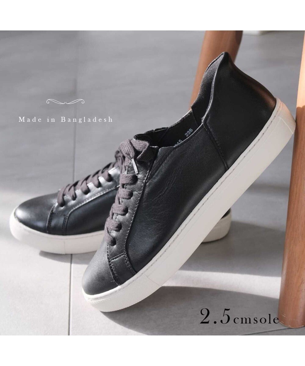 Pointer 本革スライドオンスニーカー 