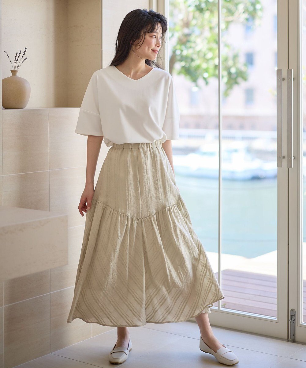 ANY ドライポンチVネックプルオーバー 