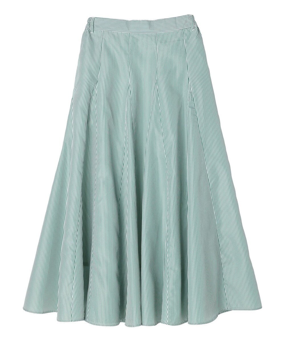 Green Parks ・ＳＵＧＡＲ　ＳＰＯＯＮ　ストライプフレアスカート 