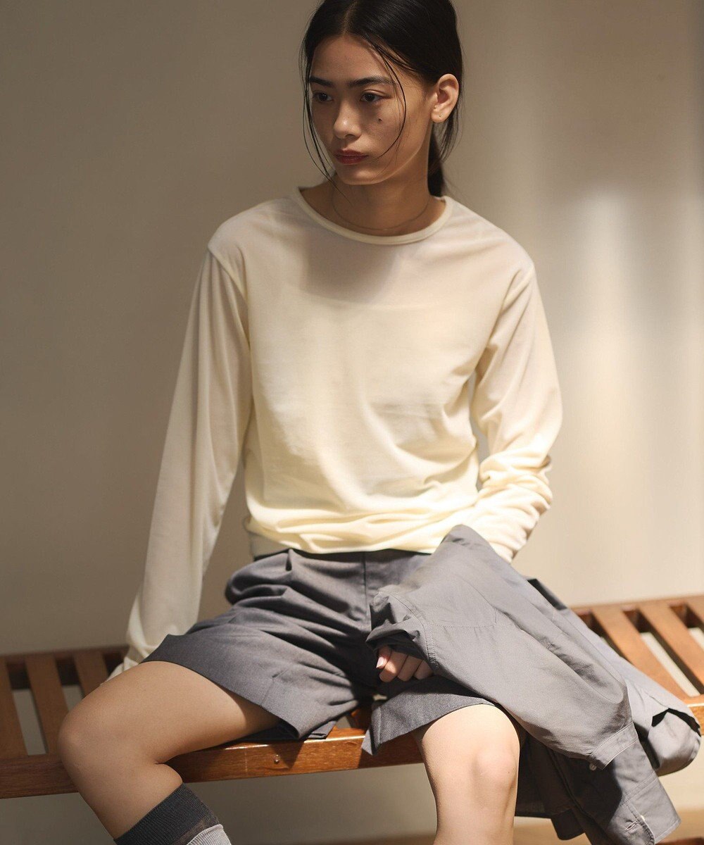 CRAFT STANDARD BOUTIQUE シアーベロアサイドギャザープルオーバー 