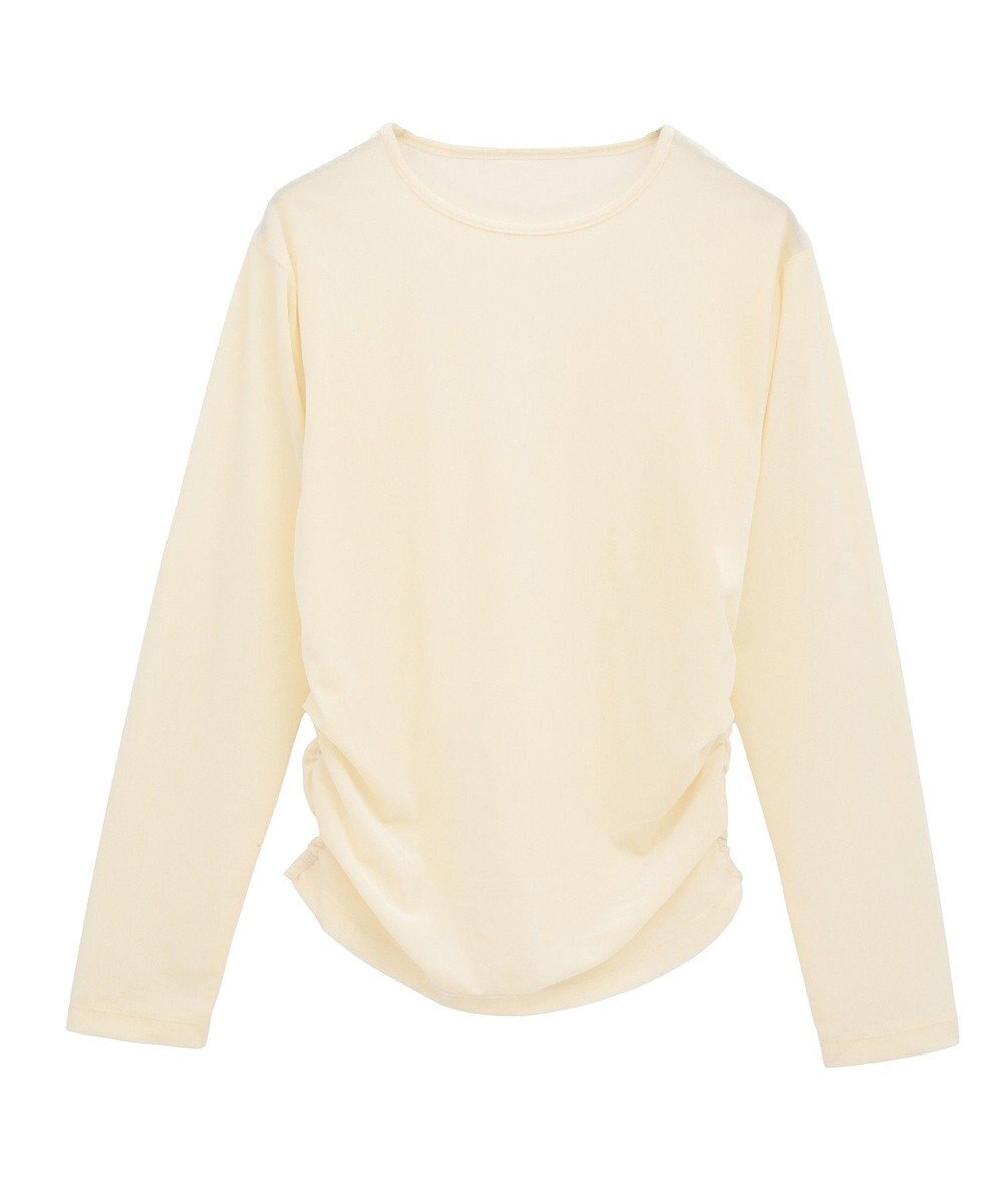 CRAFT STANDARD BOUTIQUE シアーベロアサイドギャザープルオーバー 