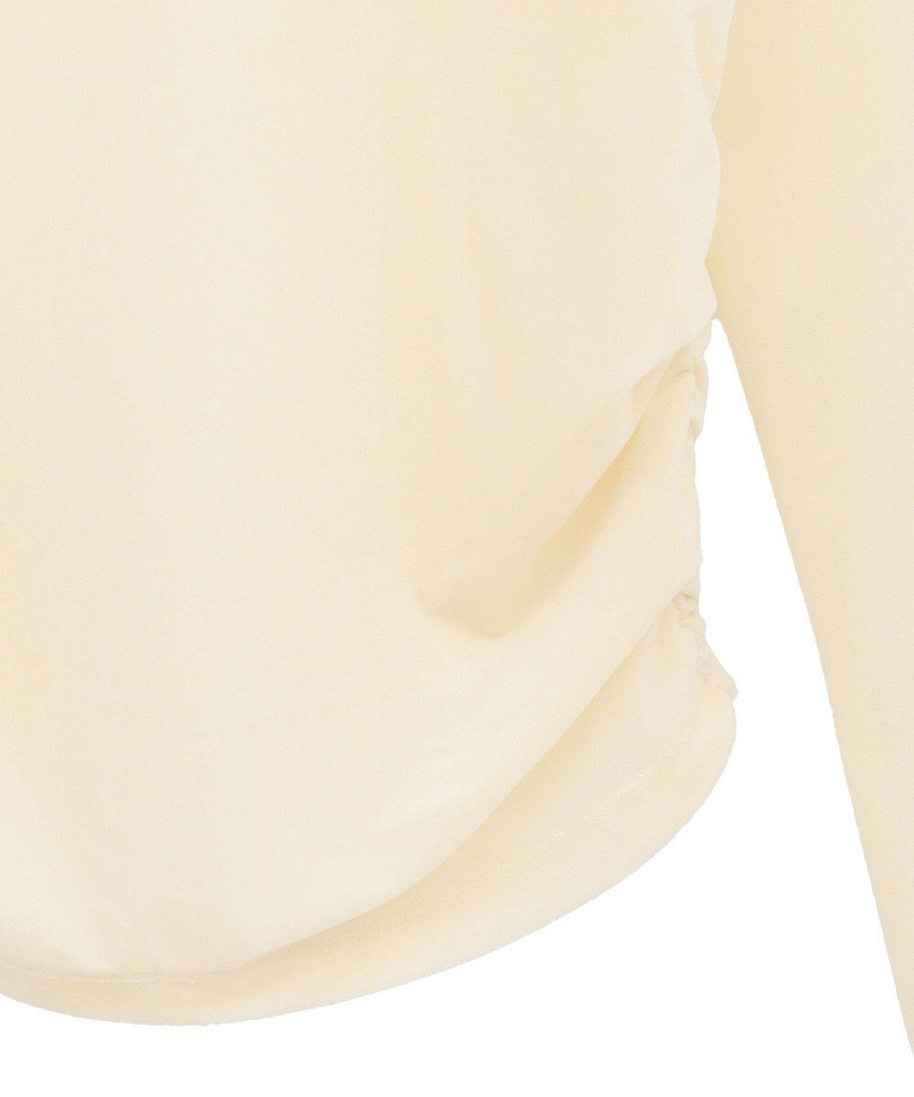 CRAFT STANDARD BOUTIQUE シアーベロアサイドギャザープルオーバー 