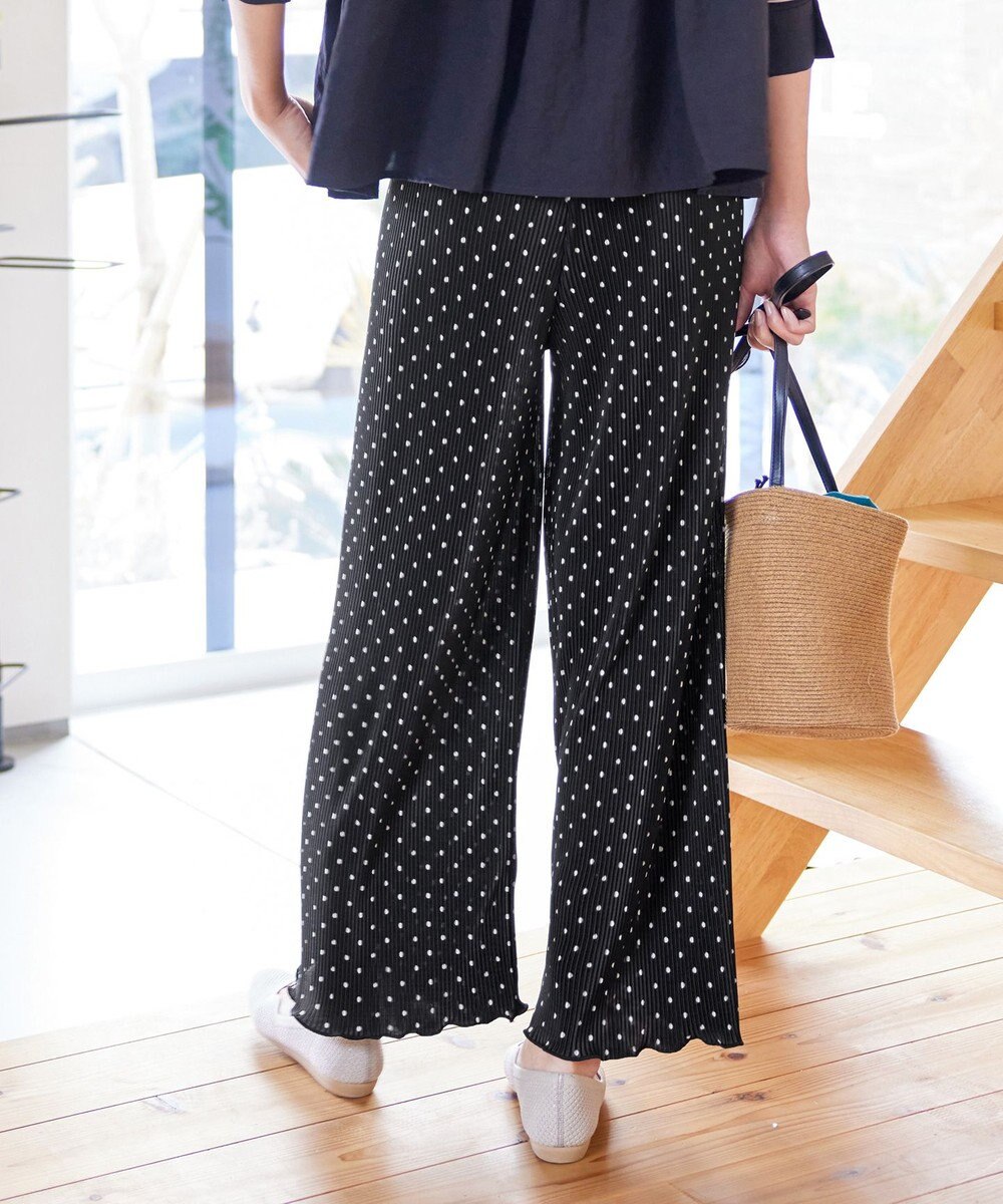 Tiaclasse 【新色追加・洗える】プリーツパンツ 