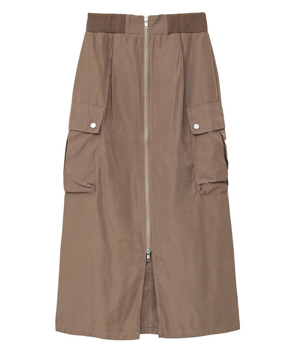 Green Parks ・ＳＵＧＡＲ　ＳＰＯＯＮ　ミリタリーＩラインスカート 