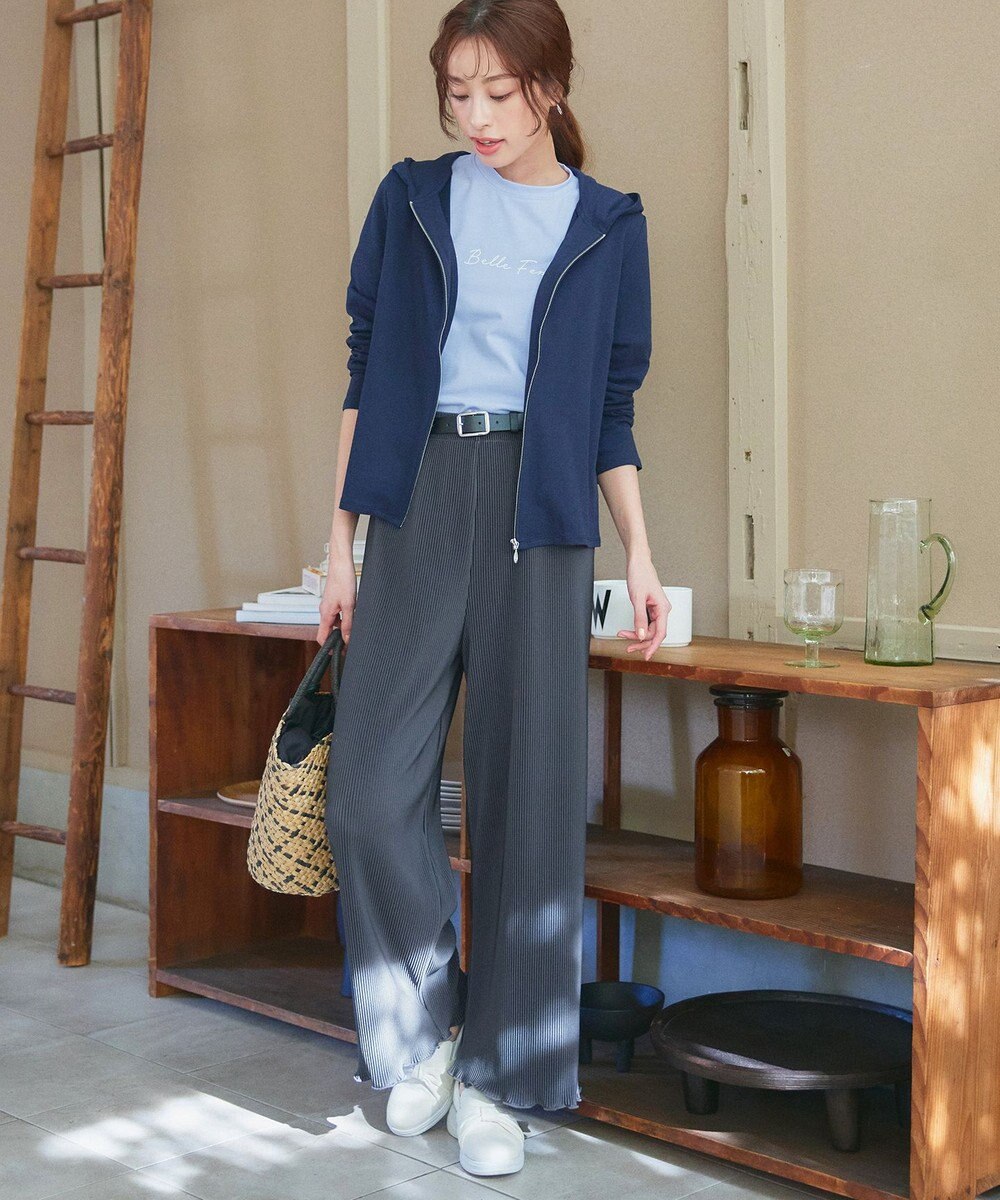 Tiaclasse 【新色追加・洗える】プリーツパンツ 