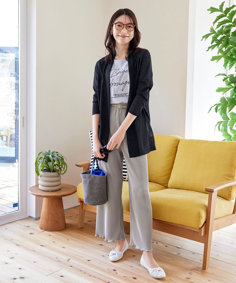 Tiaclasse 【新色追加・洗える】プリーツパンツ 