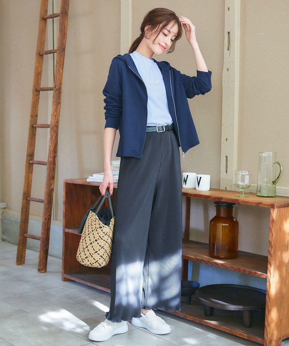 Tiaclasse 【新色追加・洗える】プリーツパンツ 