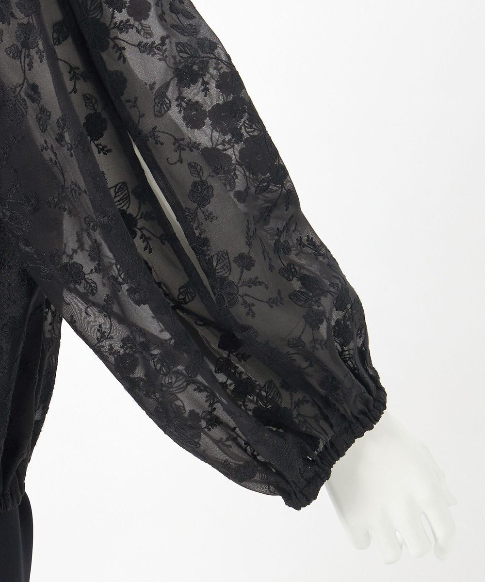 23区 L 【R(アール)】エンブロイダリーフラワー ブラウス 