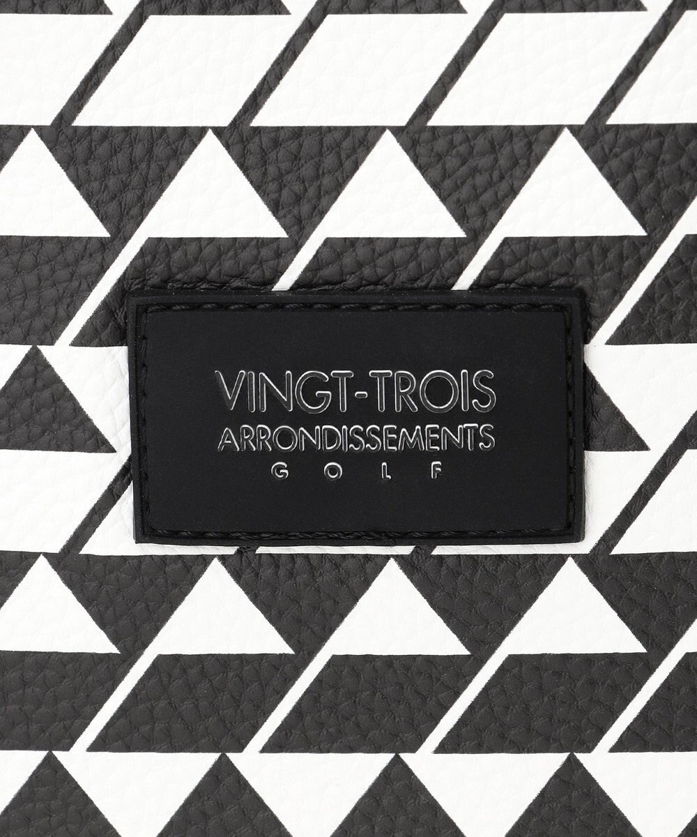 23区GOLF 【UNISEX】フラッグ総柄カートバッグ 