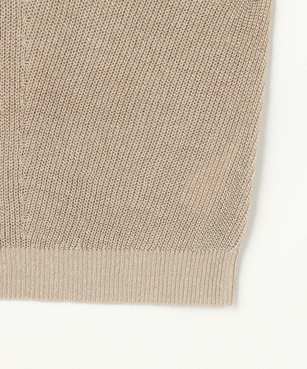 自由区 リネンミドルゲージプルオーバー ニット 