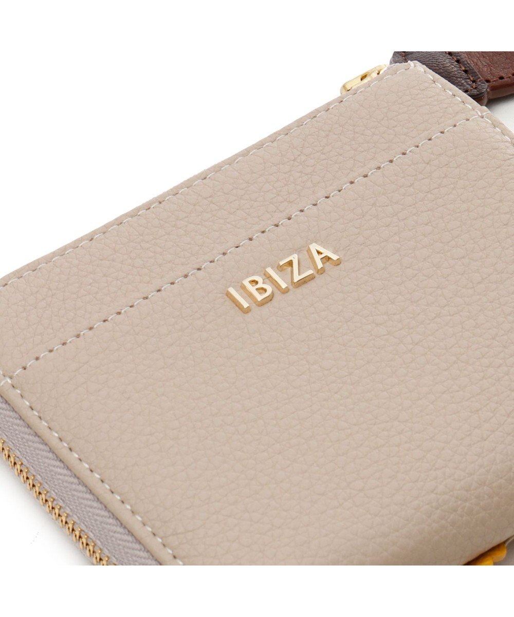 IBIZA アニマーダ　牛革　L字ファスナー財布（フクロウ） 