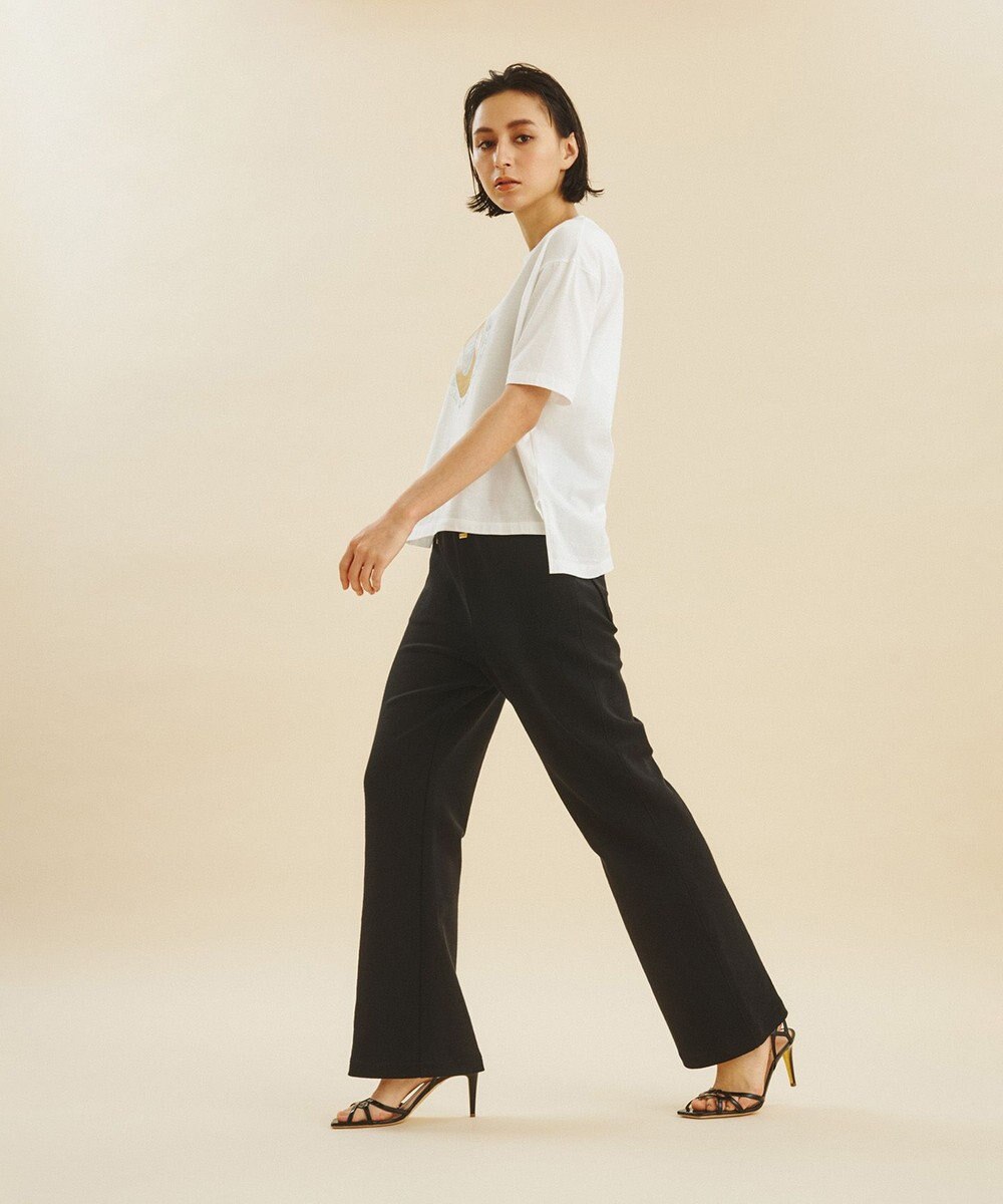 GRACE CONTINENTAL レコードプリントTシャツ 