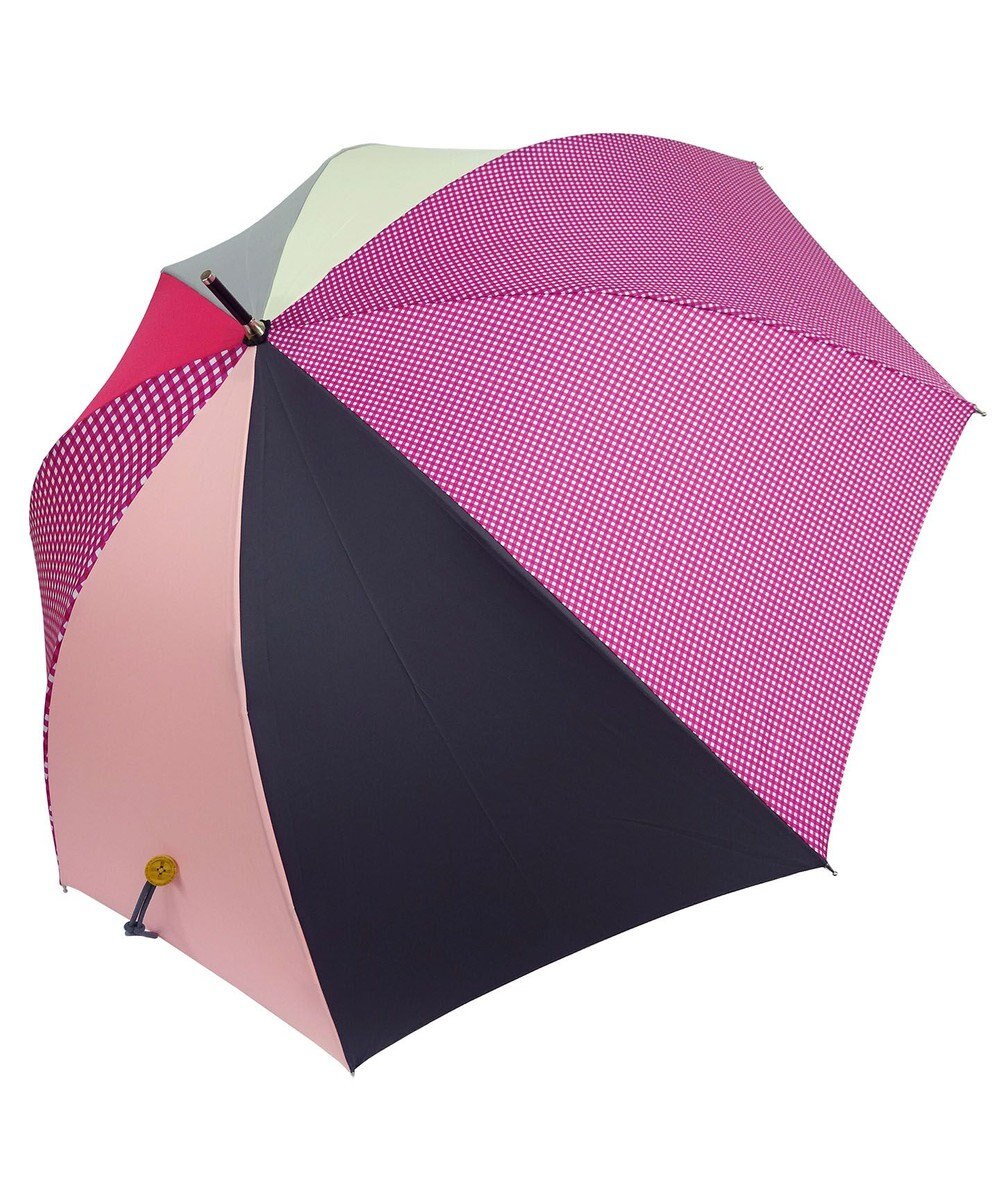+RING 【プラスリング】【数量限定】 レディース向け 雨傘（長）60cm PNK T1137 NEW COLLECTION ピンク