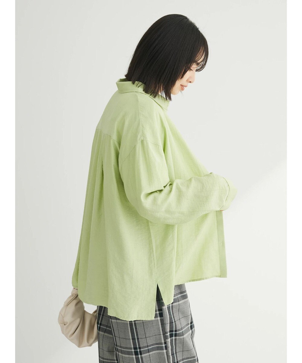 Green Parks ワッシャーシアーシャツ 