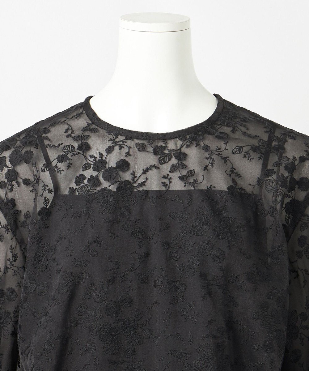 23区 L 【R(アール)】エンブロイダリーフラワー ブラウス 