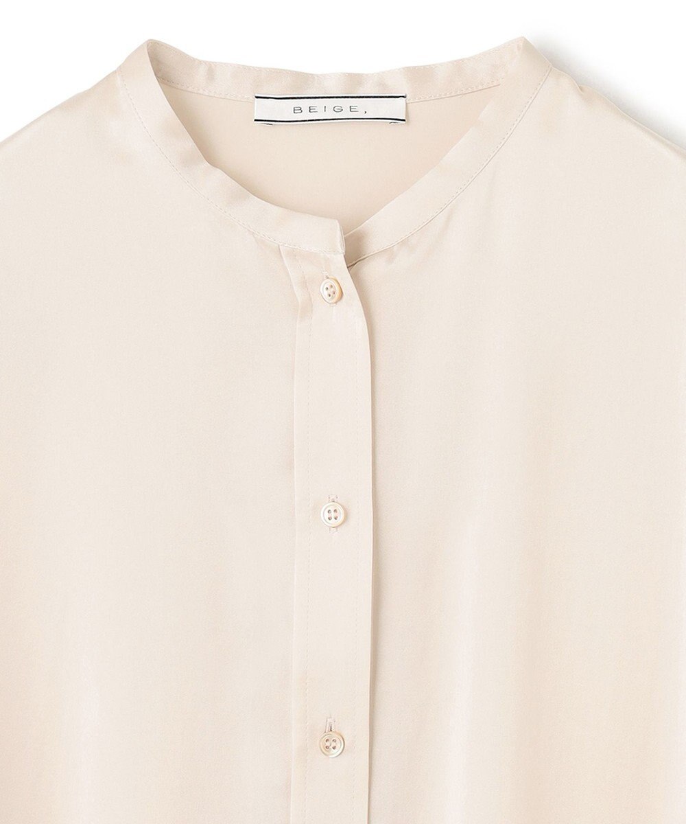 BEIGE， YEW / シャツブラウス 