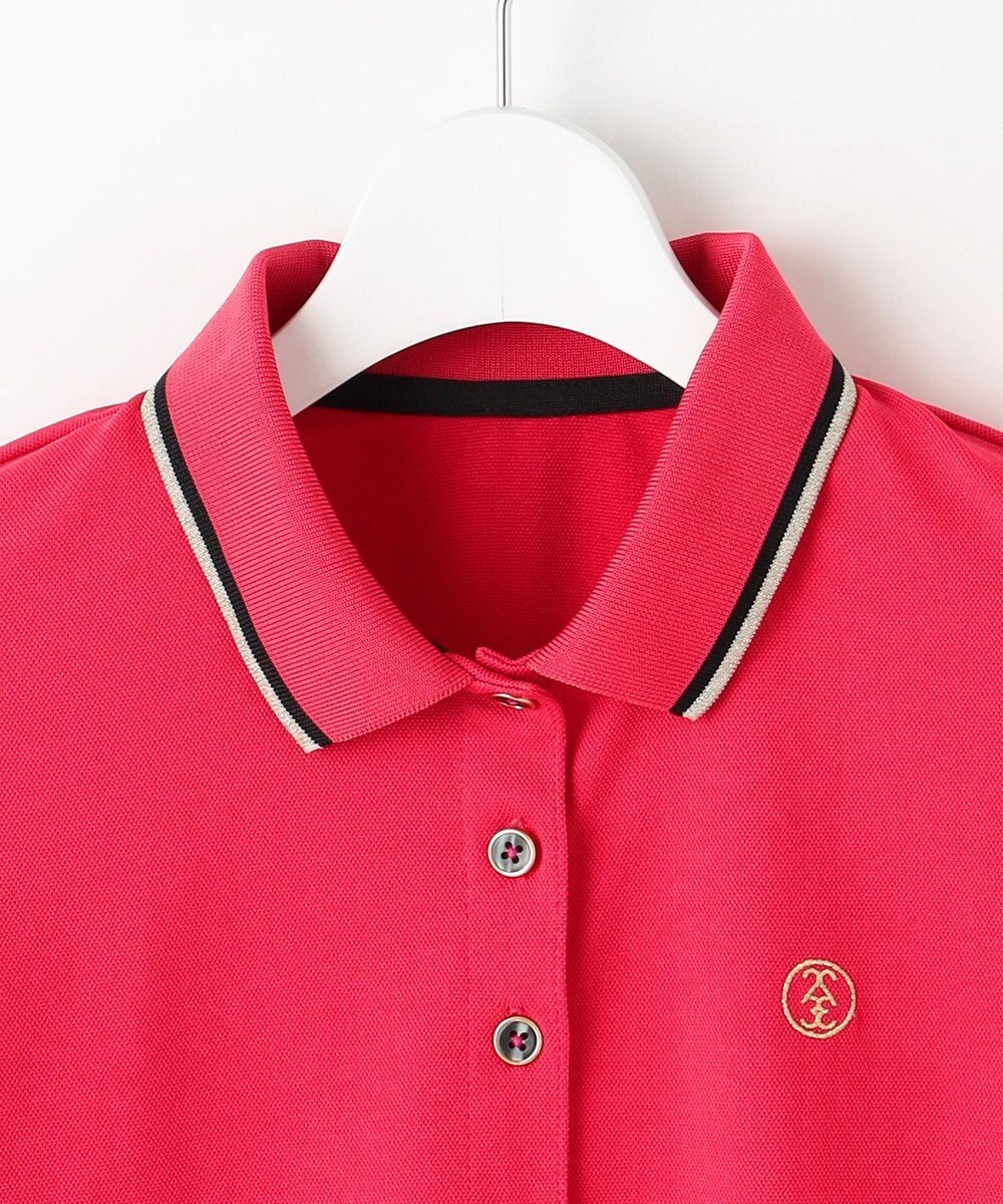 23区GOLF 【WOMEN】シンプルカノコポロシャツ 