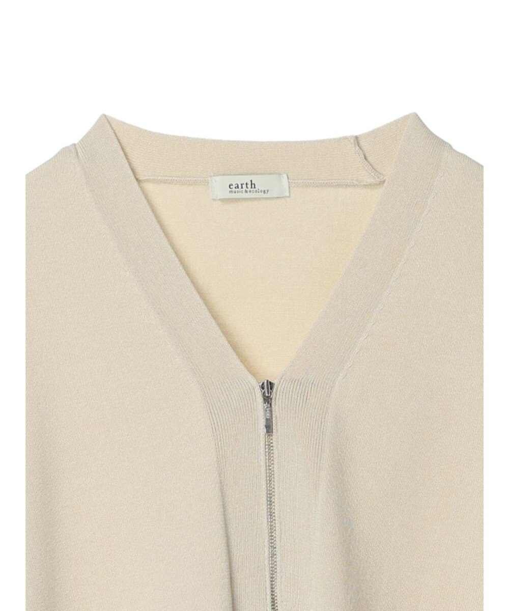 earth music&ecology ＶネックＺＩＰカーディガン 