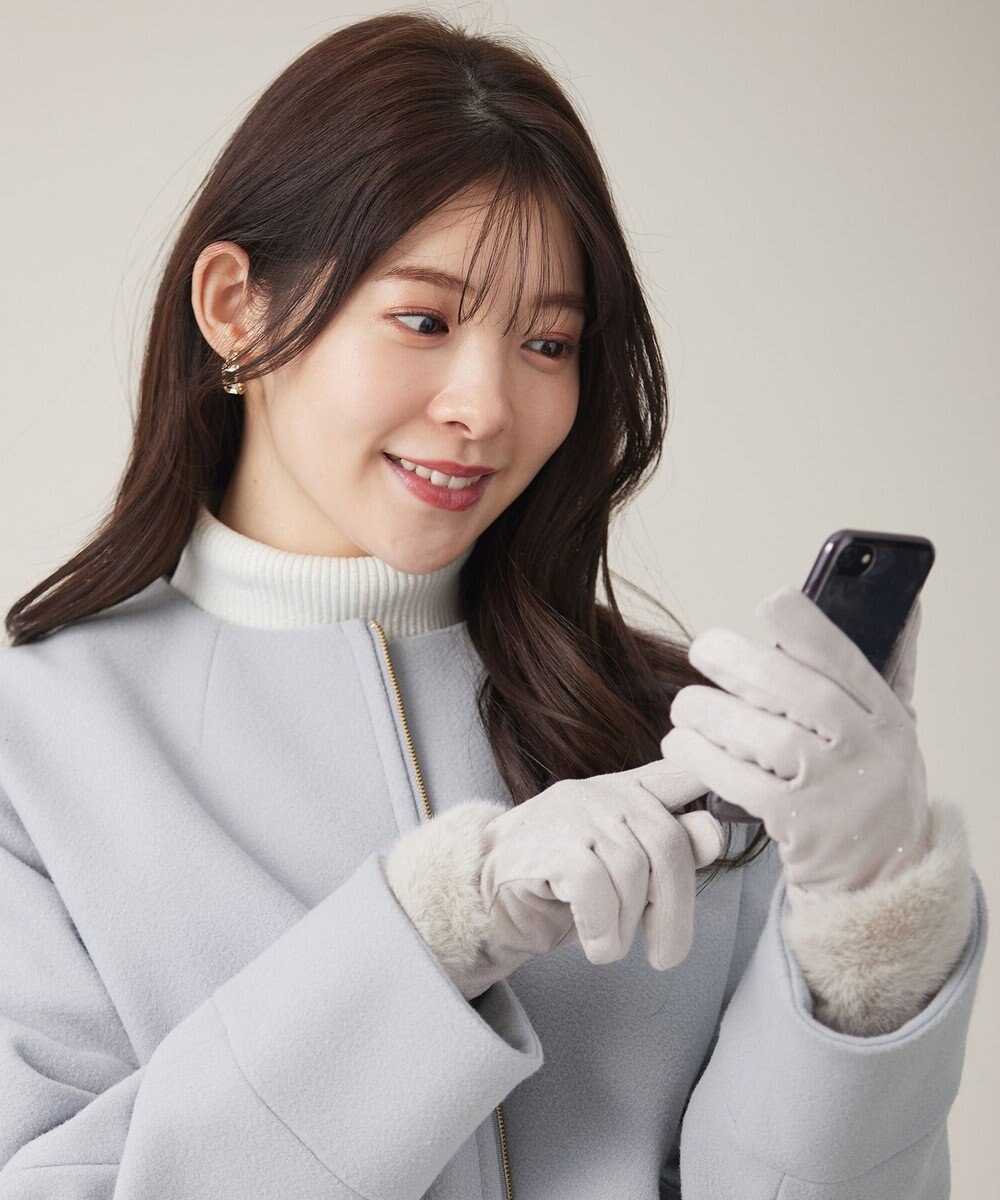 ANY SIS 【スマートフォン対応】シャインストーン グローブ 