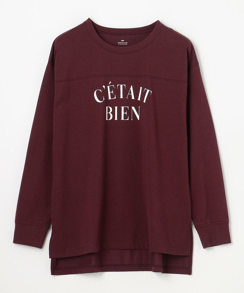 ANY L フットボールロングスリーブＴシャツ 