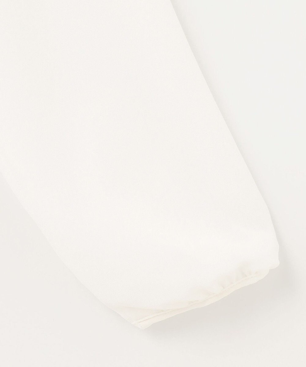 ANY SIS 【洗える】フロントプリーツシフォンブラウス 