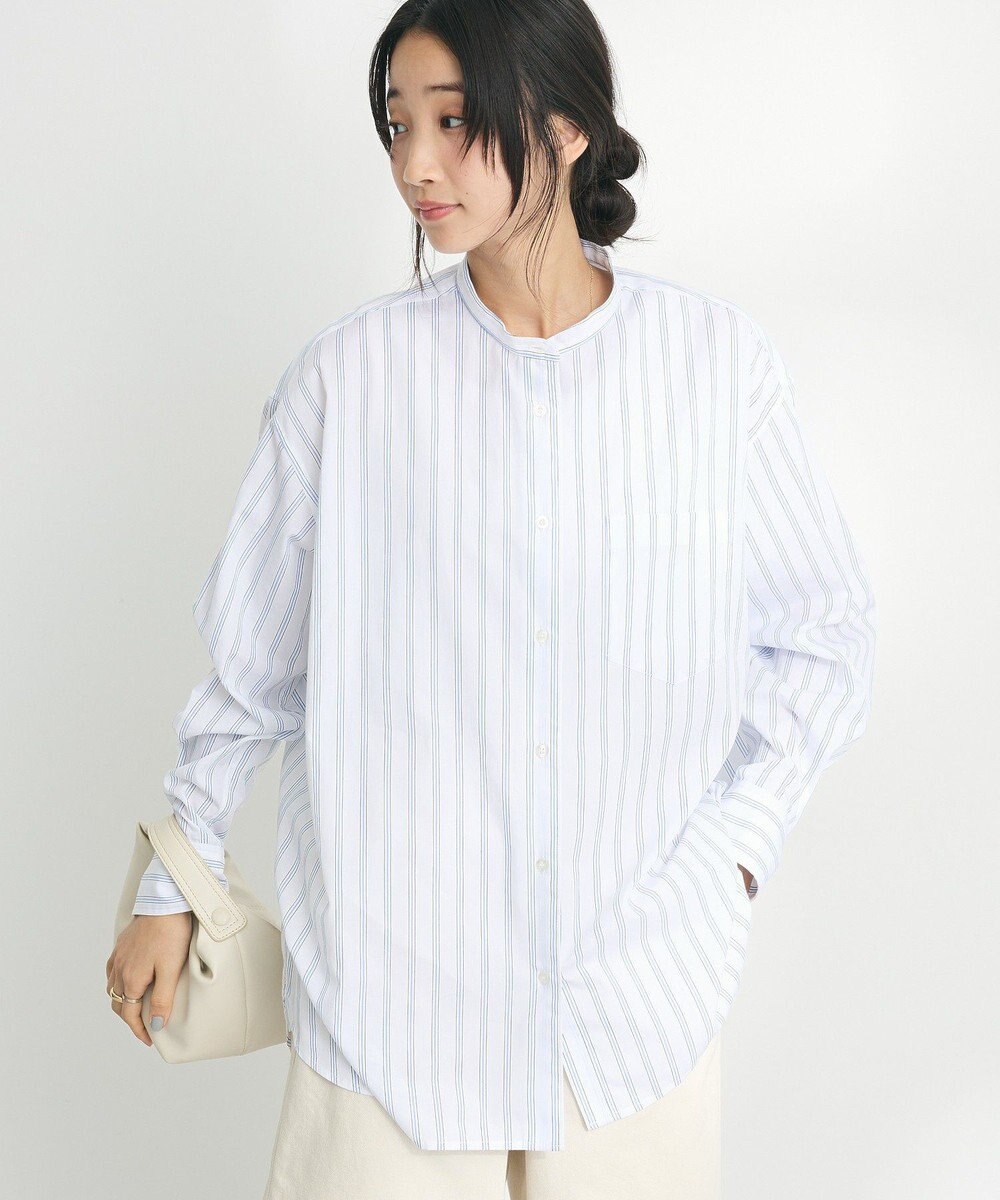 CRAFT STANDARD BOUTIQUE 【追加】バンドカラーシャツ 