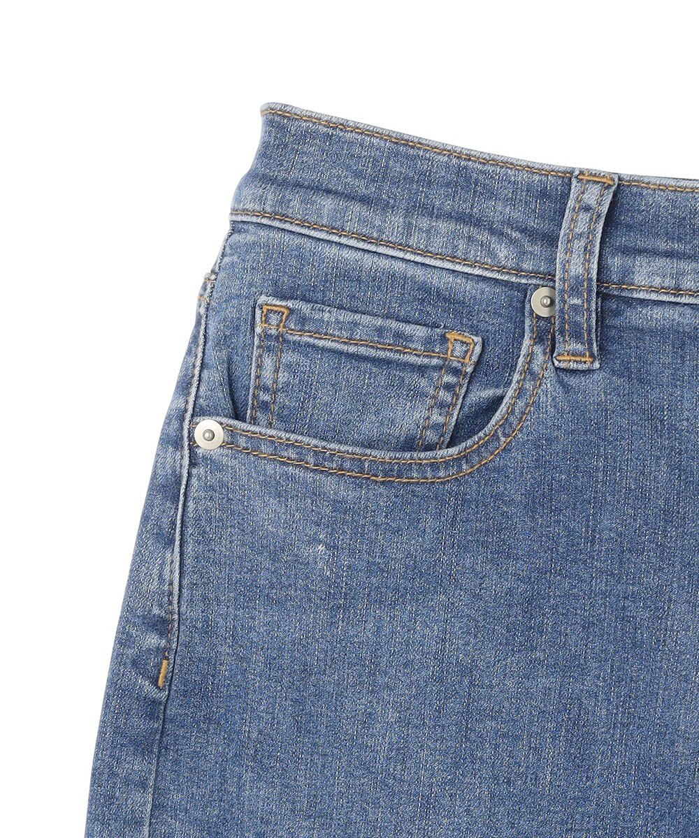 UNFILO 【UNFILO DENIM】撥水ストレッチ ワイドストレートデニム 