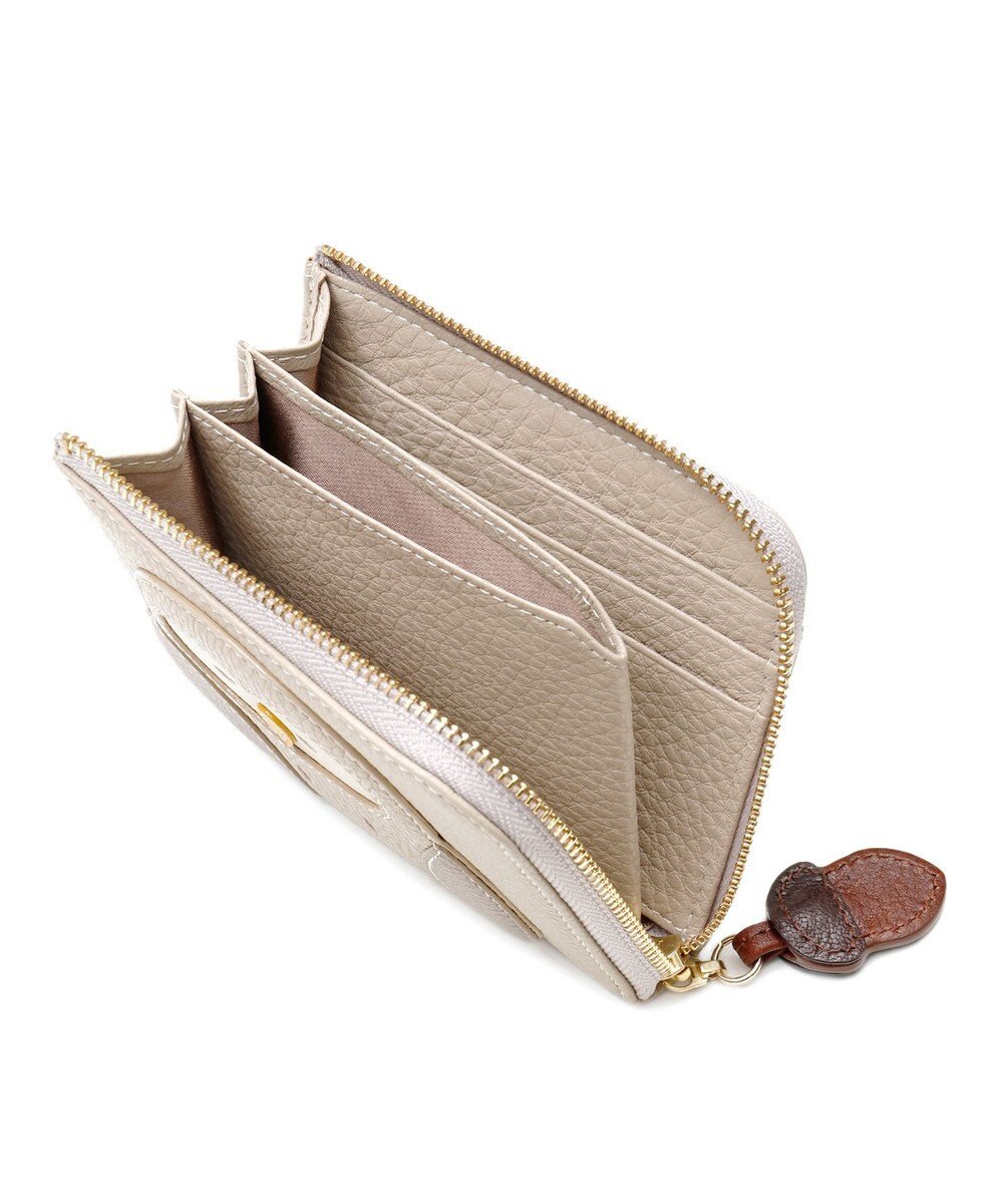 IBIZA アニマーダ　牛革　L字ファスナー財布（フクロウ） 