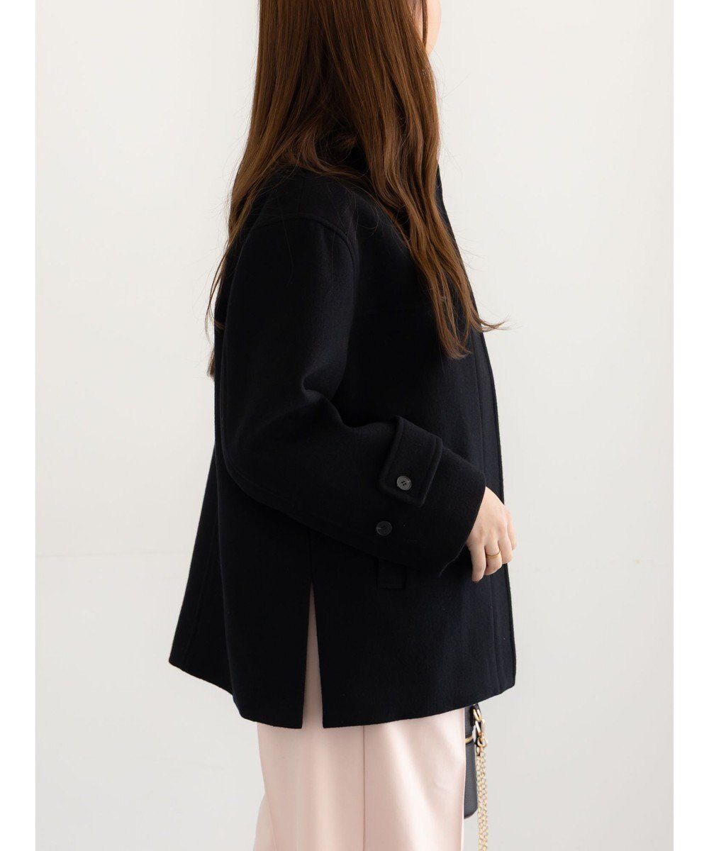 Te chichi ウールメルトンスタンドショートコート 