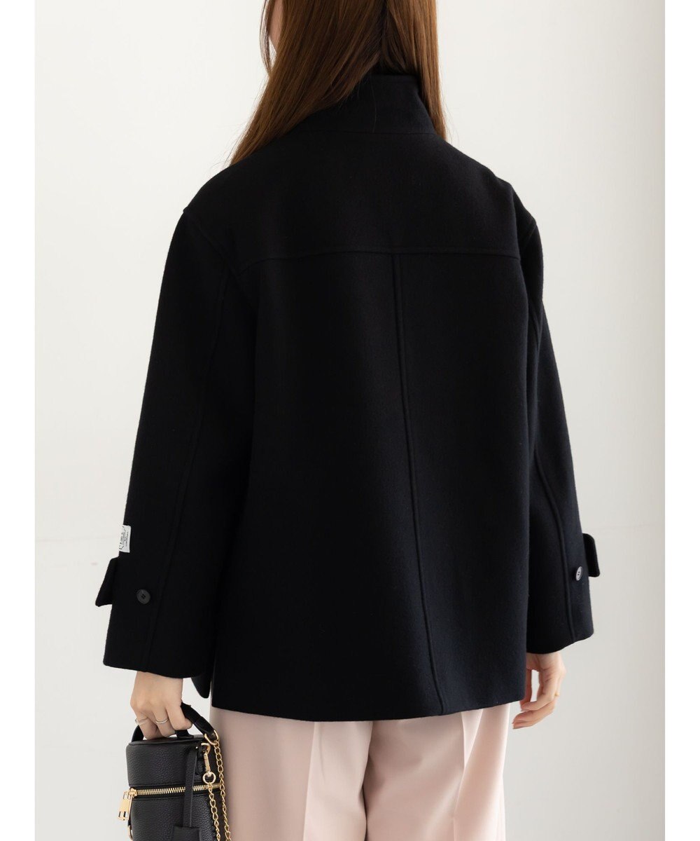 Te chichi ウールメルトンスタンドショートコート 