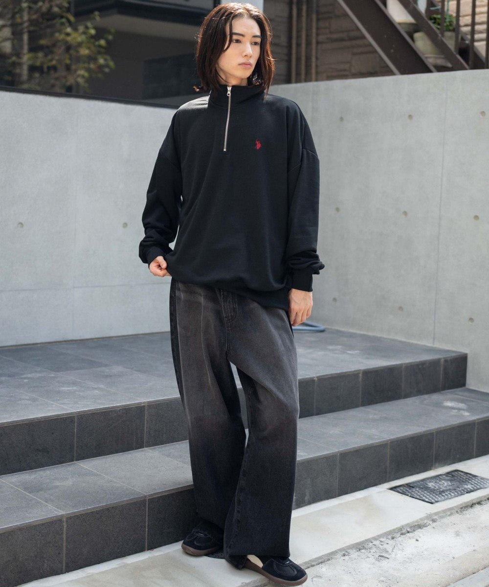 WEGO 【WEB限定/25年秋冬新作/ユニセックス着用ITEM】別注USPOLOハーフZIPPO 