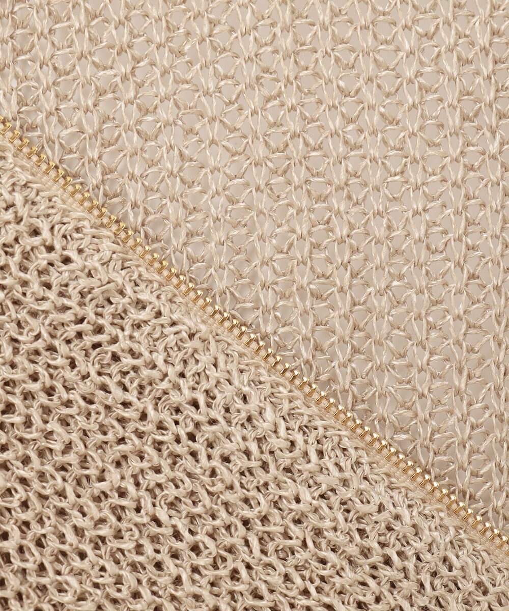 BEIGE， OPTICAL / ニットパーカー 