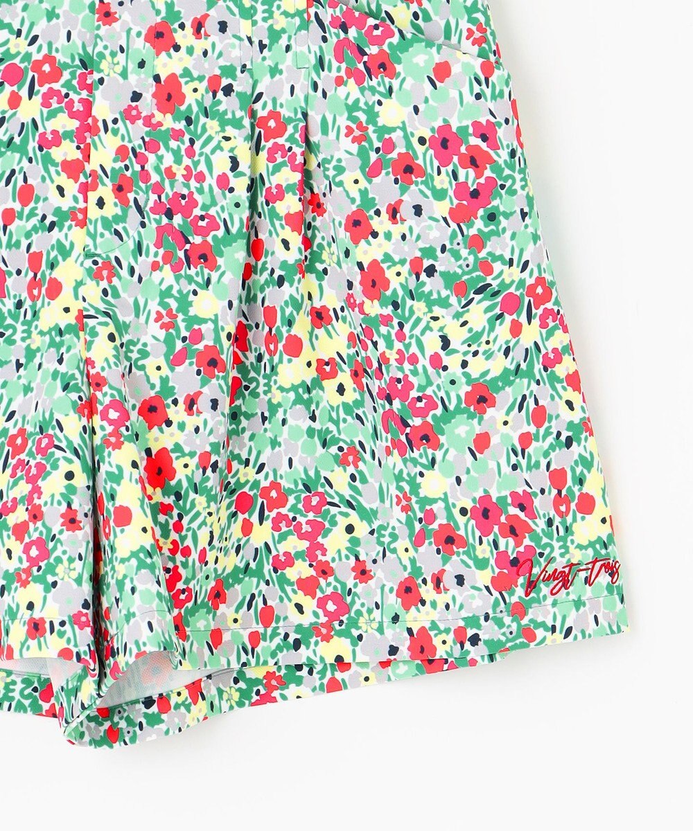 23区GOLF 【WOMEN】フラワーショートパンツ 