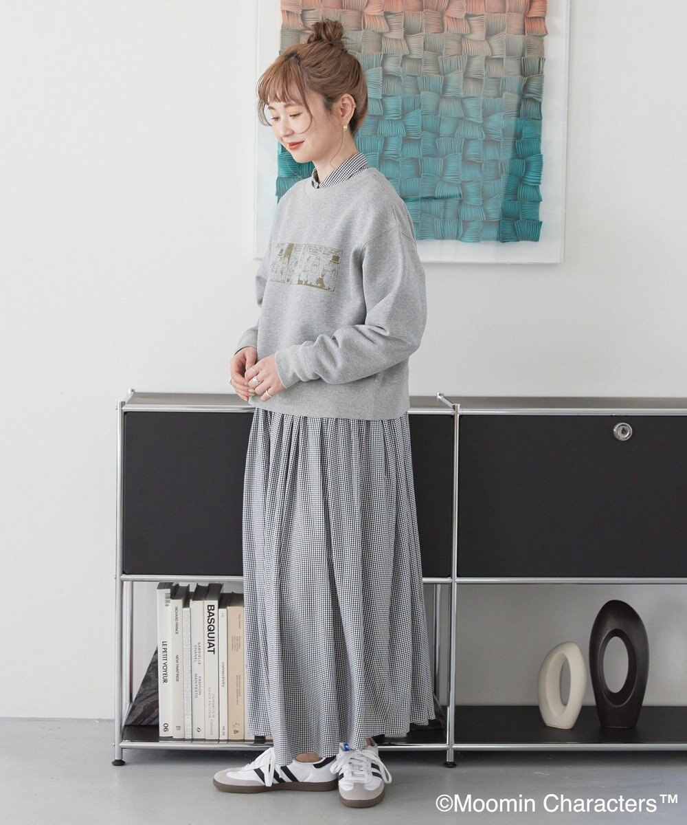 AMERICAN HOLIC Moomin コミック柄プリント裏毛プルオーバー 