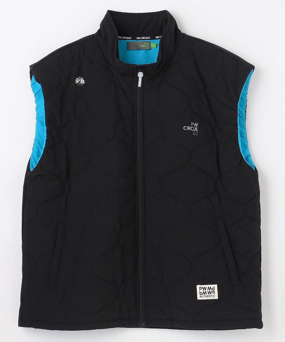 PW CIRCULUS 【撥水加工 / ストレッチ】【MEN】キルティング中綿ベスト ゴルフ 